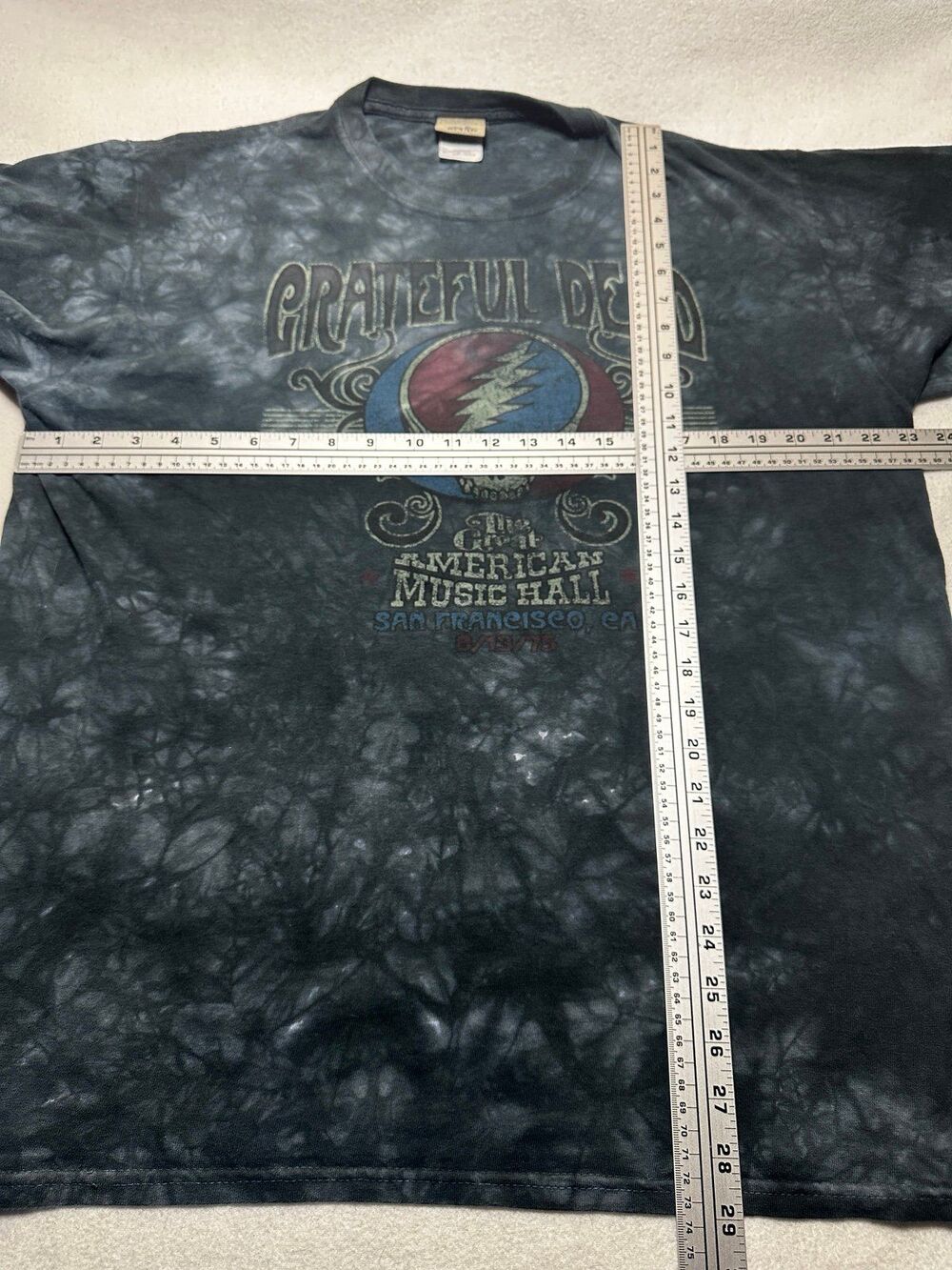Grateful Dead Liquid Blue Shirt Mens Large May Be Dyed - Picture 8 of 11